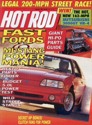 HOT ROD 1991 JAN - FORD SPECIAL, FOOSE, BERNSTEIN